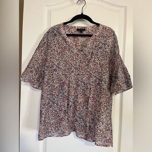 Women’s Jcrew short sleeve blouse size Large